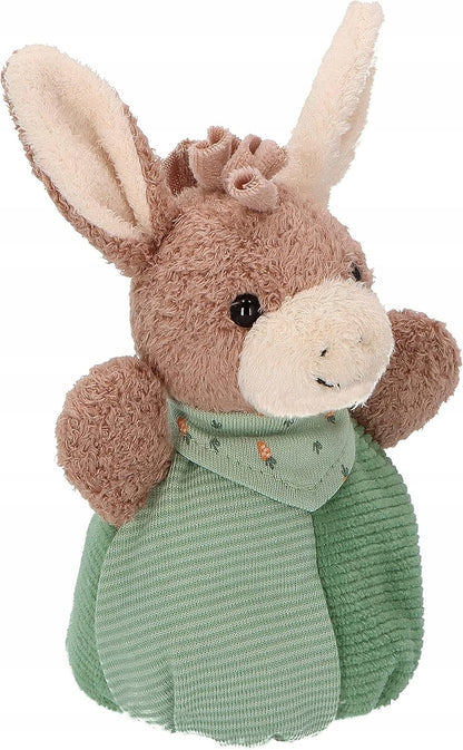 STERNTALER Emmilius szamár, zizegő papírral ellátott plüssjáték, 15 cm "N