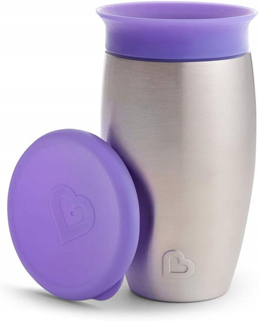 MUNCHKIN Miracle vaso 360 6m+ 296ml acero inoxidable