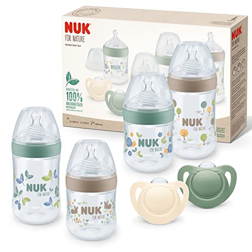 NUK for Nature Perfect Start zestaw butelek i smoczków 0–6 mies. – zdjęcie 2