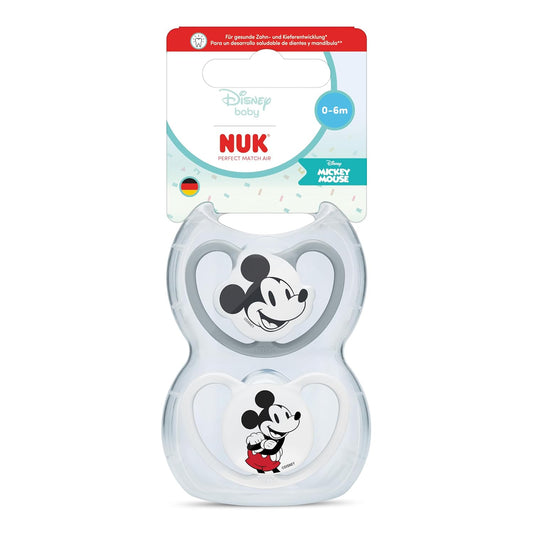NUK Perfect Match Air smoczek uspokajający 0-6m x2 DISNEY