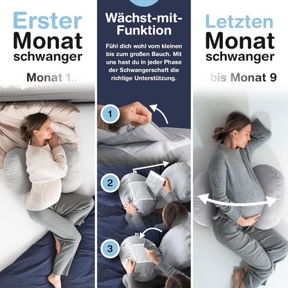 BABYBEFUN Schwangerschaftskissen kompakt