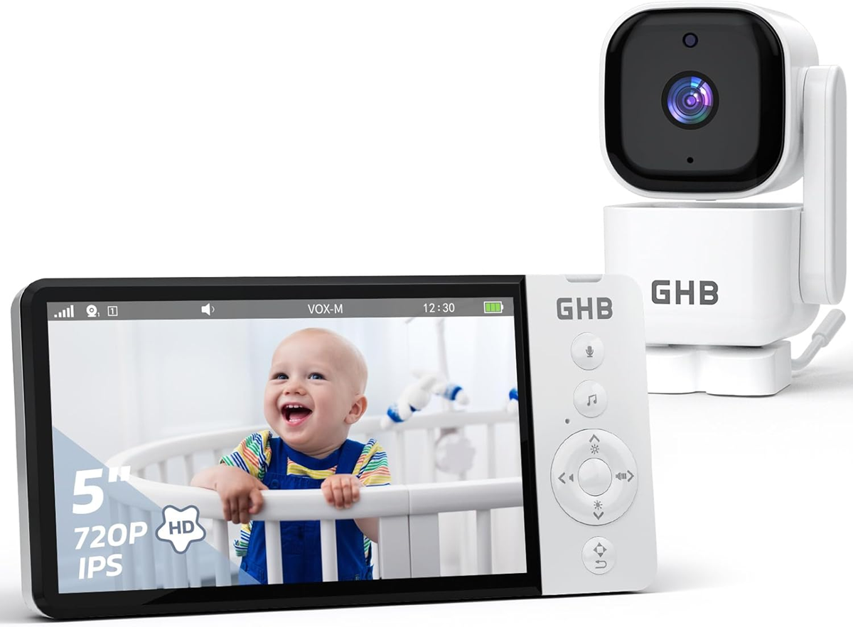 GHB ABM720C Digitales Babyphone 5" LCD