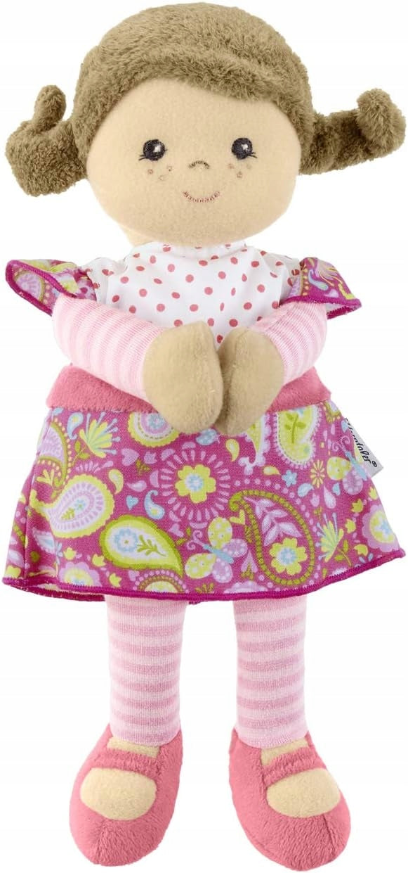 STERNTALER pluszowa lalka Gesa 25cm "N, miękka lalka w kwiatowej sukience dla niemowląt 0+