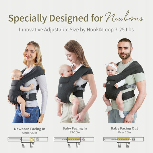 MOMTORY ergonomikus babahordozó 3 - 12 kg