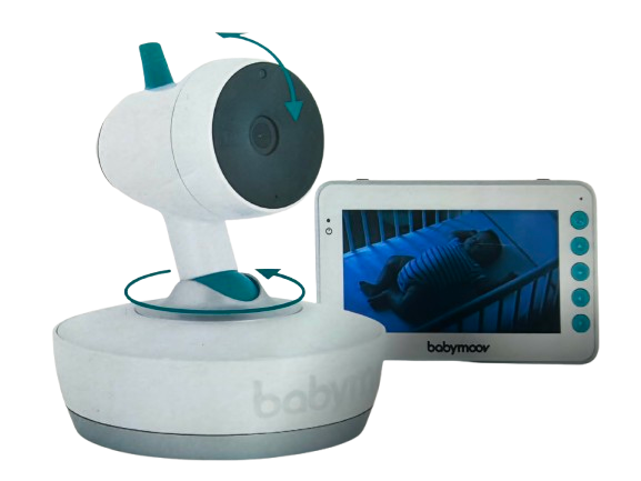 BABYMOOV Yoo Moov monitor pentru bebeluși controlat de la distanță, 4,3", VOX