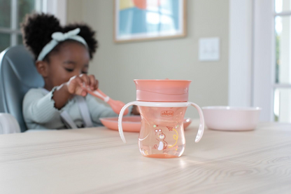 CHICCO Perfect Cup netečúci pohár s 360-stupňovým náustkom 200 ml 12 m+