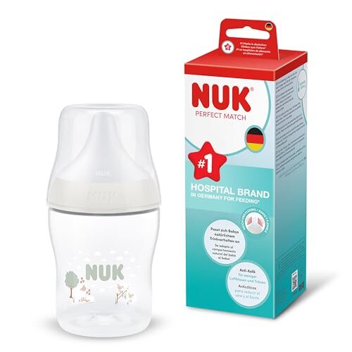 NUK Perfect Match butelka antykolkowa 150 ml od 0 mies. Owieczki – zdjęcie produktu 2