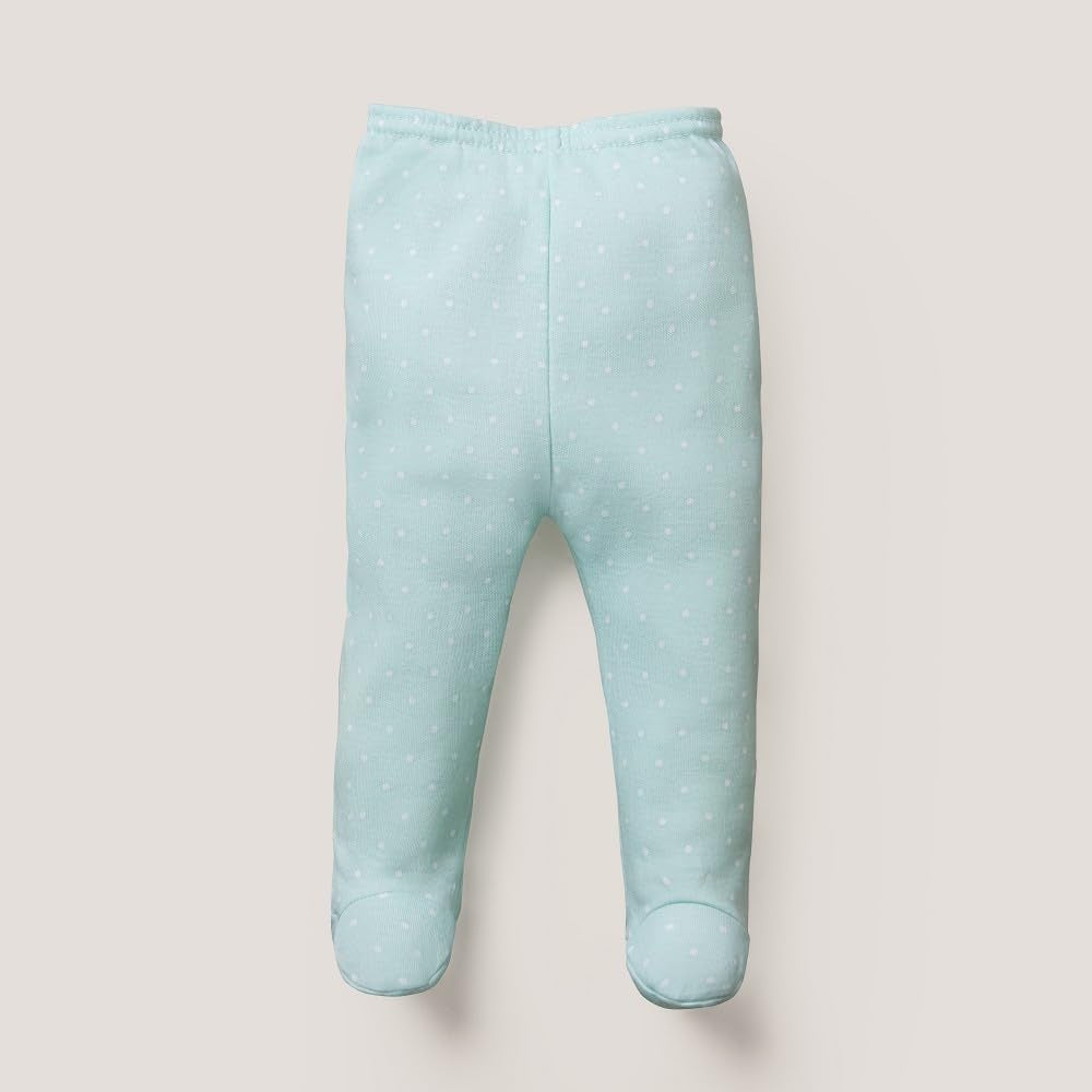 INTERBABY Geschenkset aus Baumwolle Pyjama Mütze Socken Lätzchen Strumpfhose