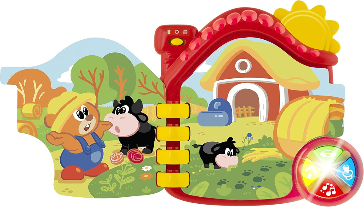 CHICCO Ferma – carte educativă electronică LIMBA ENGLEZĂ și ITALIANĂ