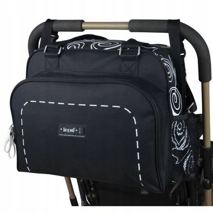 BABY ON BOARD geantă pentru scutece și accesorii SIMPLY SWIRL