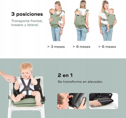 BABYMOOV MOOV&BOOST ergonomický nosič, zvýšenie 2 v 1