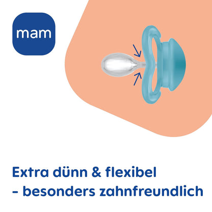 MAM Original smoczki silikonowe 0-6 mies., 4 szt. Lis i Żaba – zdjęcie produktu 2
