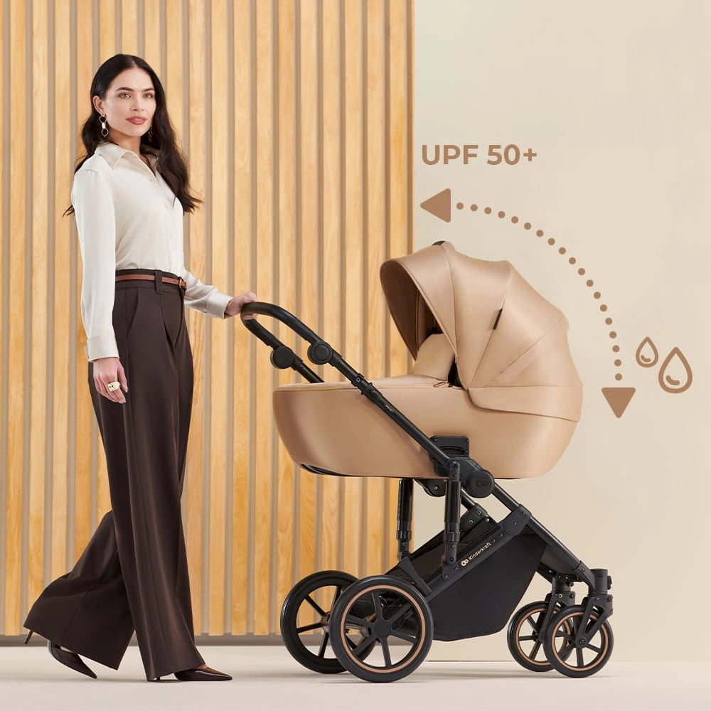 KINDERKRAFT PRIME2 PRO 3v1 multifunkční kočárek do 22kg + autosedačka MINK PRO