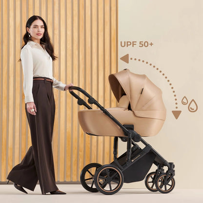 KINDERKRAFT PRIME2 PRO 3v1 multifunkční kočárek do 22kg + autosedačka MINK PRO