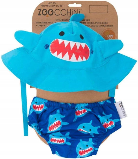 ZOOCCHINI pielucha do pływania + kapelusz 3-6msc