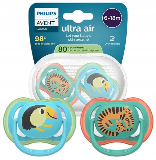 PHILIPS AVENT Ultra Air fopspenen x 2 6-18 mnd.