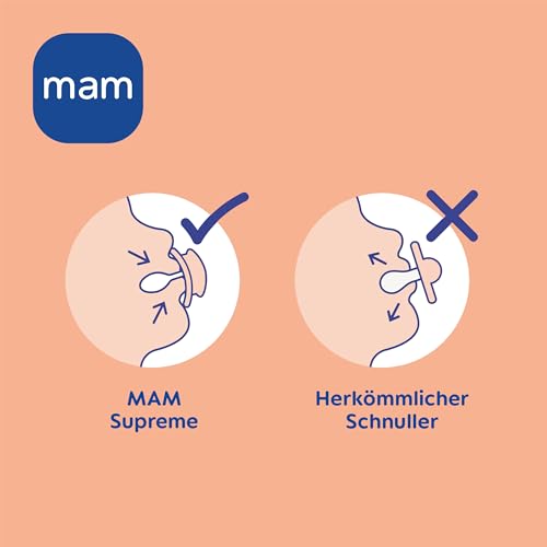 MAM Supreme Day&Night suzetă din silicon 0-6 luni x4 LUMINOASE