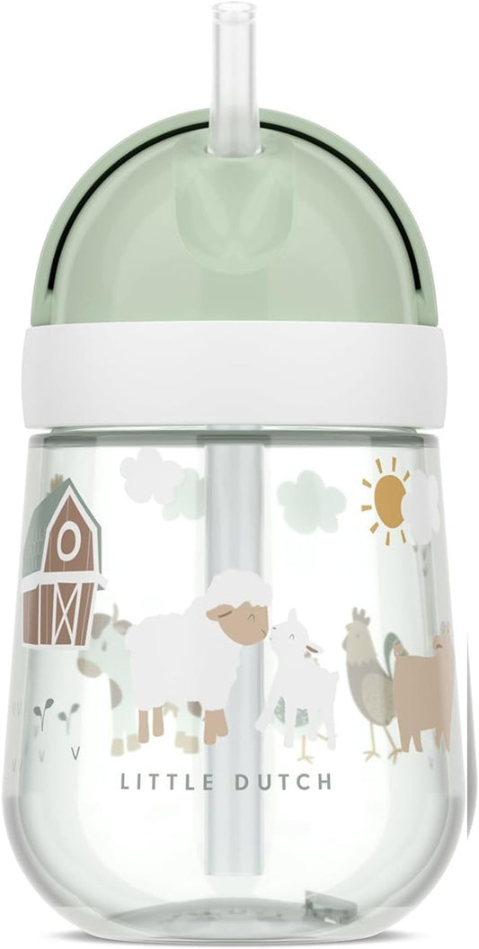 Mepal Mio kubek niekapek ze słomką 300 ml Farma, 9 m+ – zdjęcie produktu 2