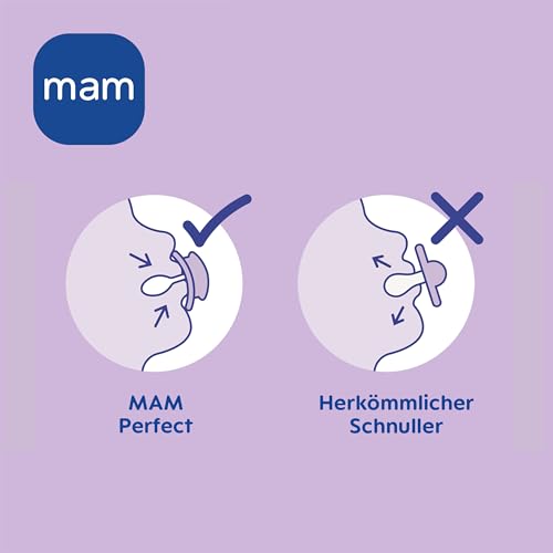 MAM Perfect Day & Night suzetă din silicon 0-6 luni x4 LUMINOASE