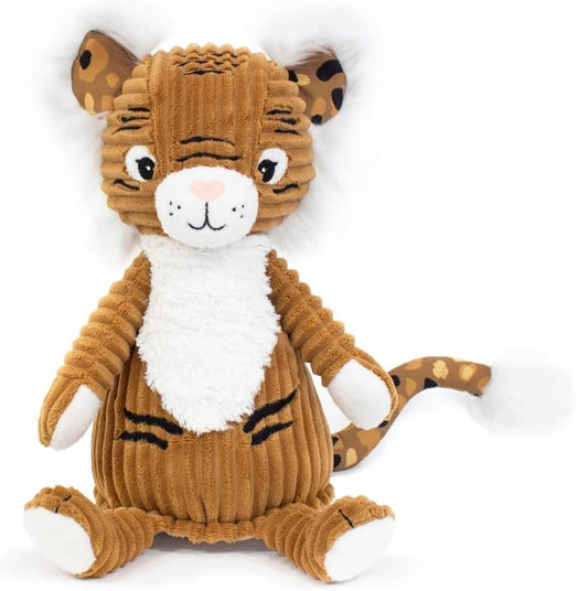 LES DEGLINGOS zachte knuffel TIGER 34 cm