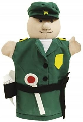 ROBA pluszowa pacynka do odgrywania ról POLICJANT 27 cm