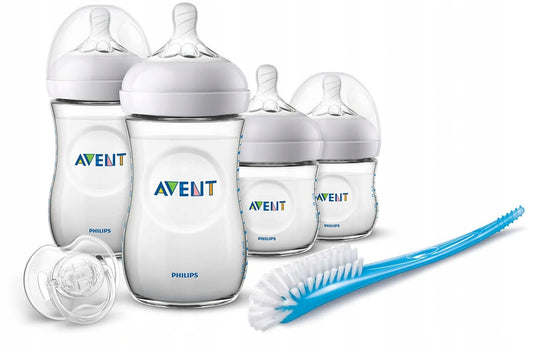 PHILIPS AVENT lot de 4 biberons, tétine, brosse