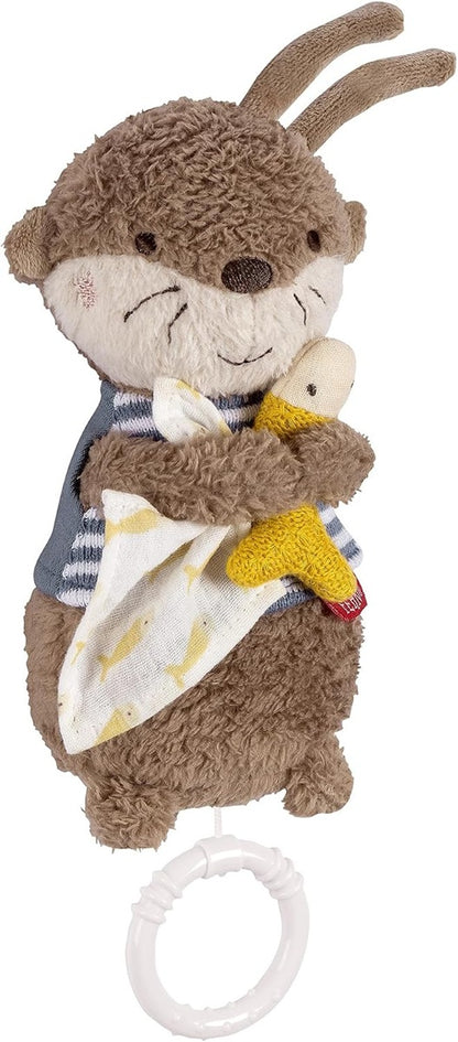 FEHN plush musical mobile OTTER 17 cm Brahms' lullaby