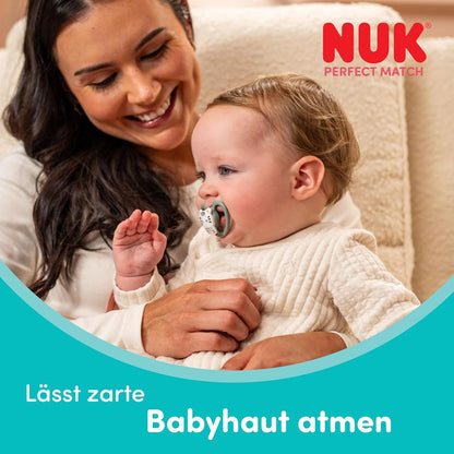 NUK Perfect Match Air Night Pacifier 0-6m x2