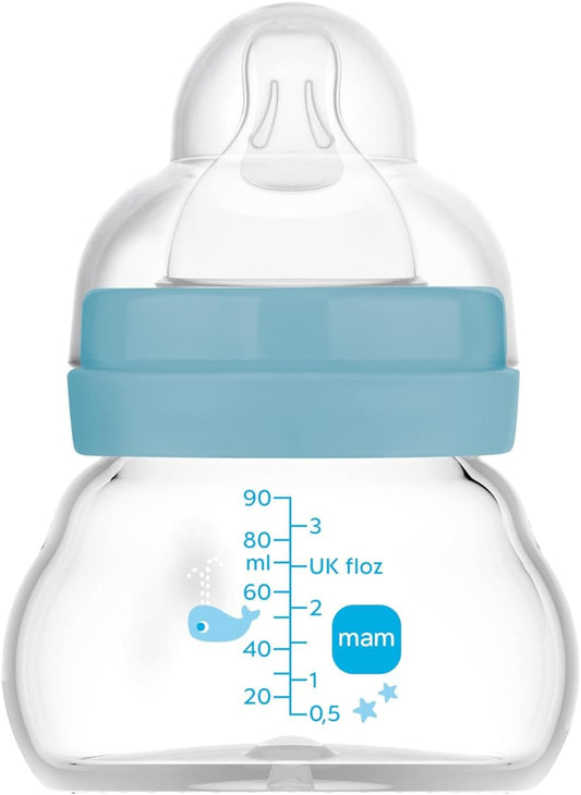 MAM Feel Good üveg cumisüveg 90 ml 0 hó+ cumifej 1