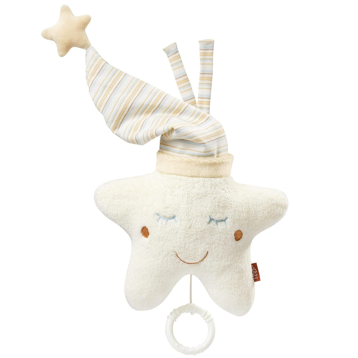 Fehn BabyLOVE muziekdoosje in de vorm van een ster 22 cm