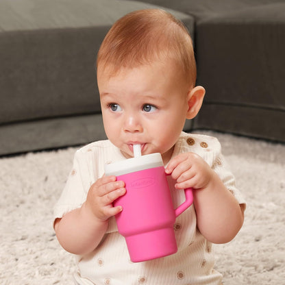 INFANTINO My 1st Tumbler σιλικόνιο εκπαιδευτικό ποτηράκι με στόμιο 266 ml 6+ μηνών