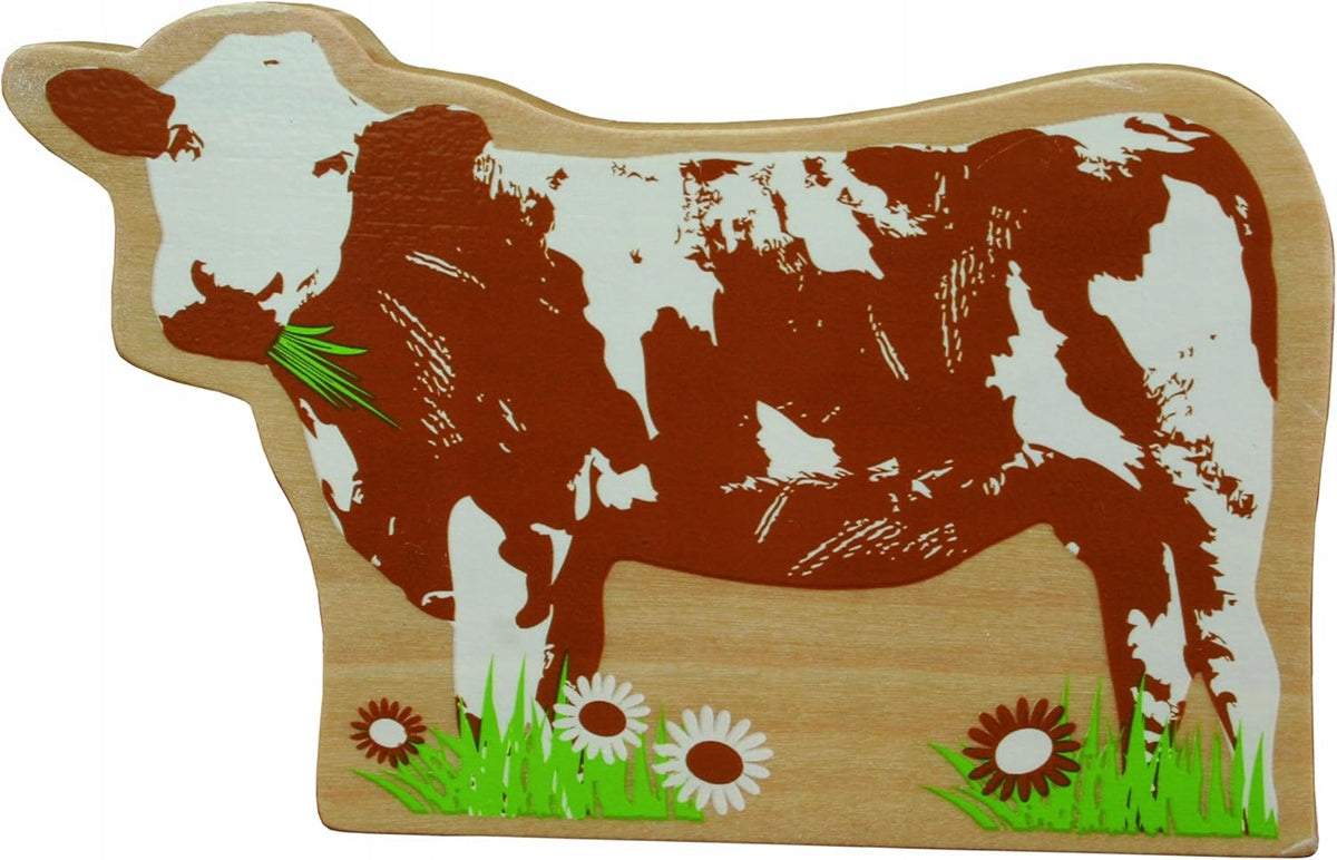 ROBA țarc din lemn și 6 animale FERMA 30,5 x 37 x 31,5 cm