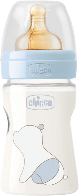 CHICCO Original Touch biberon 150 ml tettarella in lattice flusso lento 0+