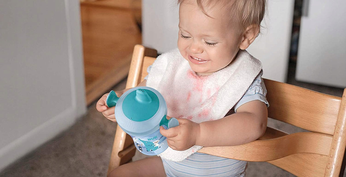 NUK Trainer Cup drypfri kop løve og zebra 6 m+ 230 ml