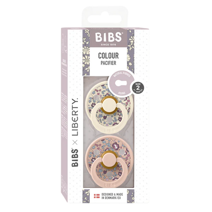 BIBS Eloise Blush Mix smoczki okrągłe x2 6 18m