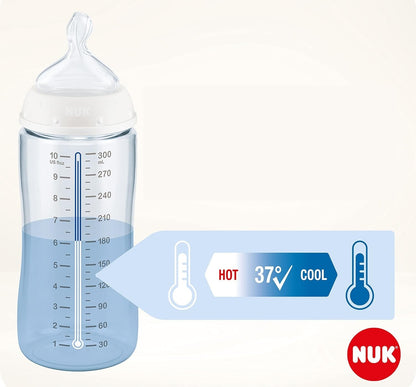 NUK First Choice+ 6-18 Monate FLASCHE 300 ml Temperaturanzeige