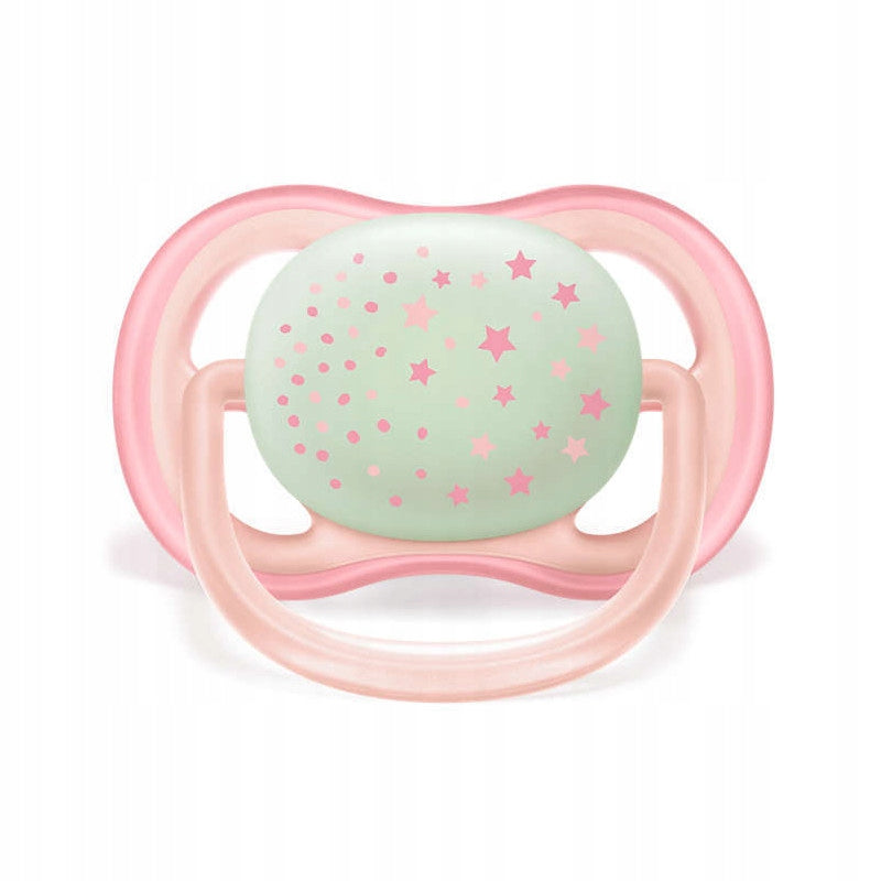 PHILIPS AVENT Ultra Air Night smoczki x 2 0-6msc świecące w ciemności, BPA free, dla niemowląt