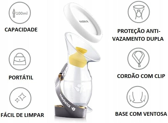 Collecteur de lait en silicone MEDELA