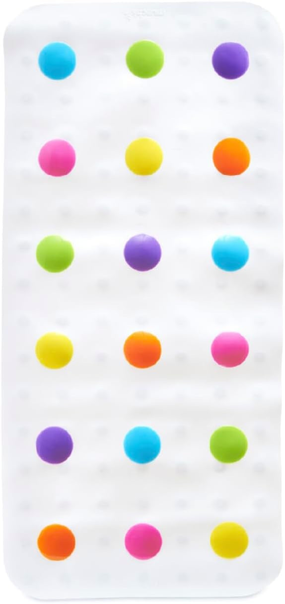 MUNCHKIN Dots halkfri gummibadmatta 36 x 77 cm