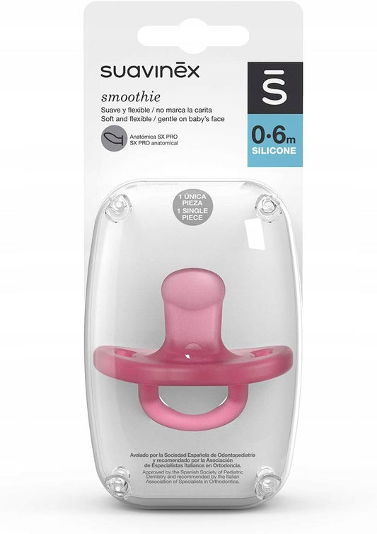 SUAVINEX upokojujúci cumlík SMOOTHIE silikón 0-6 mesiacov