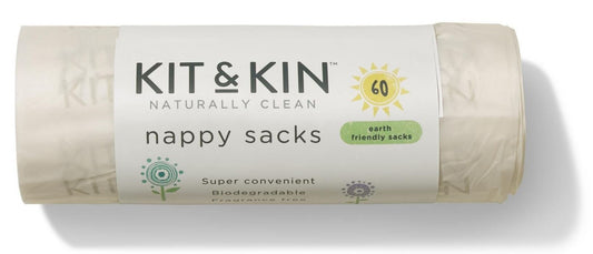 KIT & KIN sacchetti inodori per pannolini usati 60 pezzi