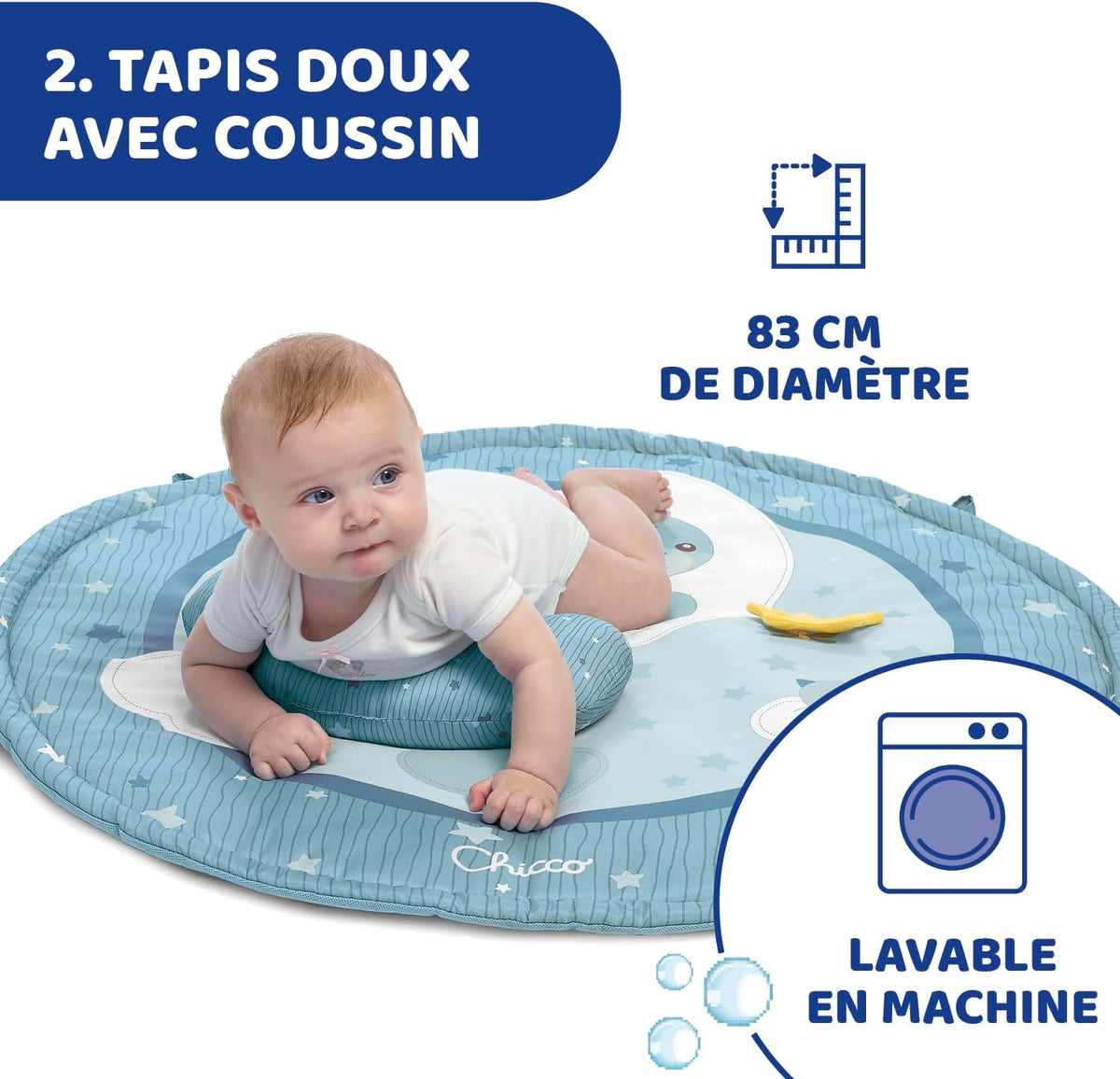 CHICCO Enjoy Colors Gym mata edukacyjna 3w1 +  projektor