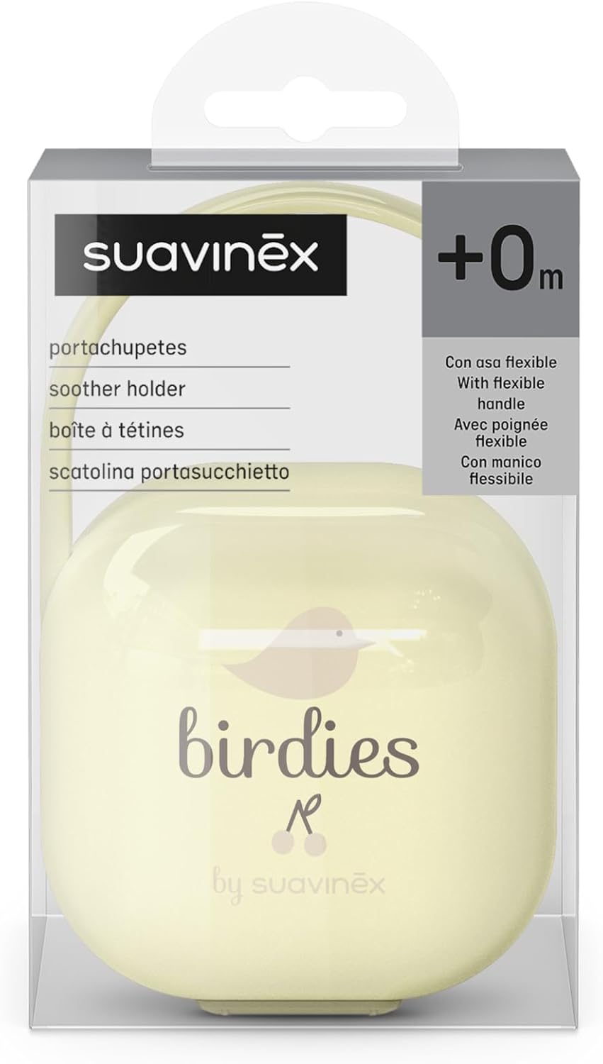 Husă SUAVINEX Birdies pentru 2 suzete