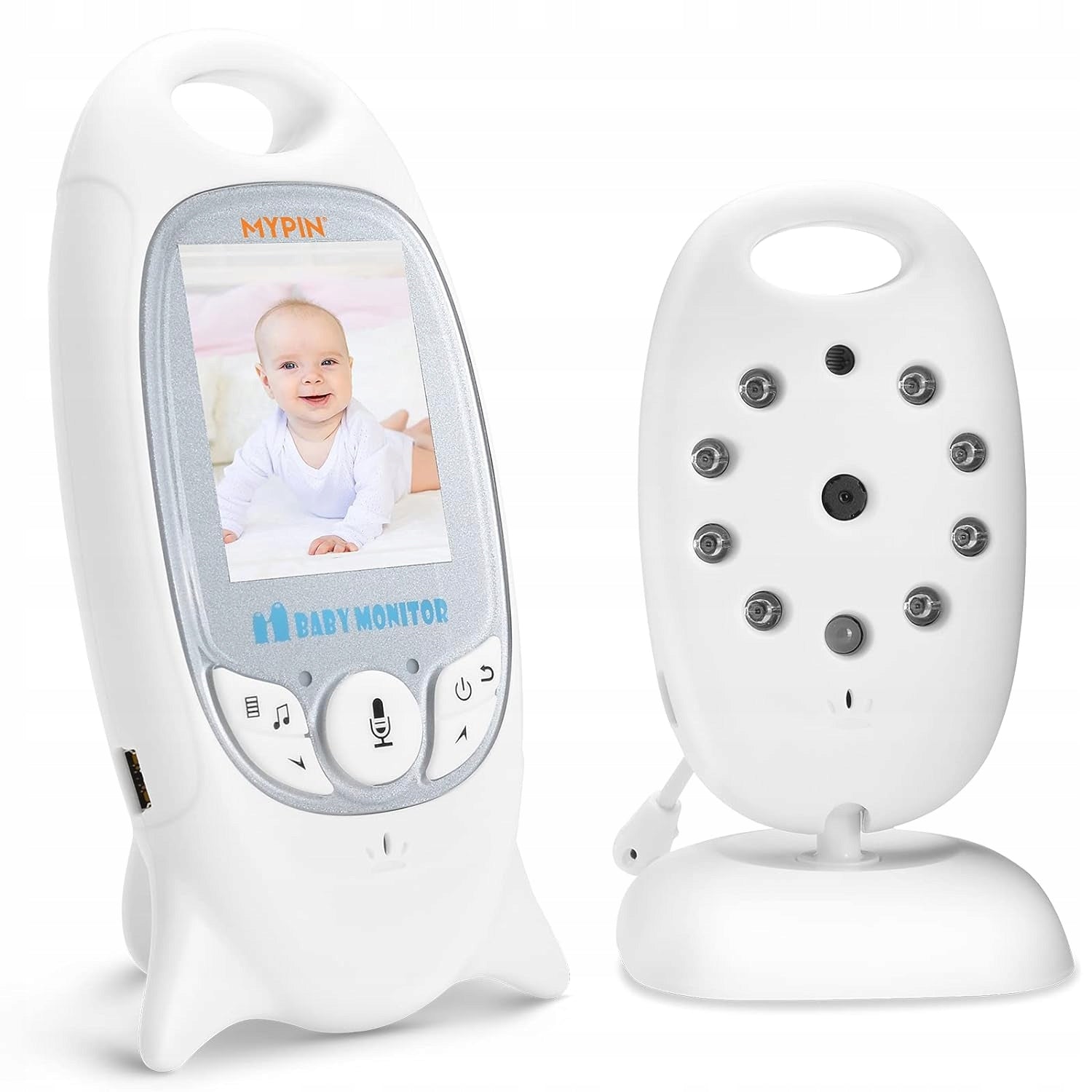 MEIQ VB601 baby monitor digital cu ecran LCD de 2" VOX