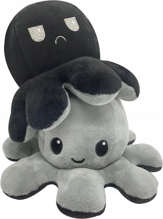 TeeTurtle obojestranska obračljiva igrača za crkljanje HOBOTNICA 8 x 18 cm