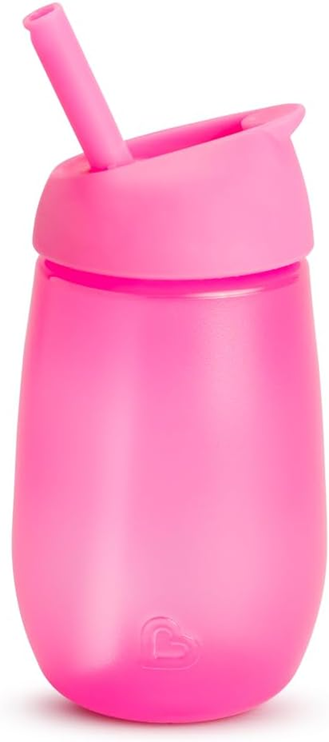 MUNCHKIN Simple Clean lonček proti polivanju s slamico  12 m+ 296 ml