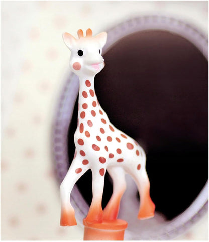 TROUSSELIER cutie muzicală cu mecanism de întoarcere, fosforescentă în întuneric, SOPHIE LA GIRAFE