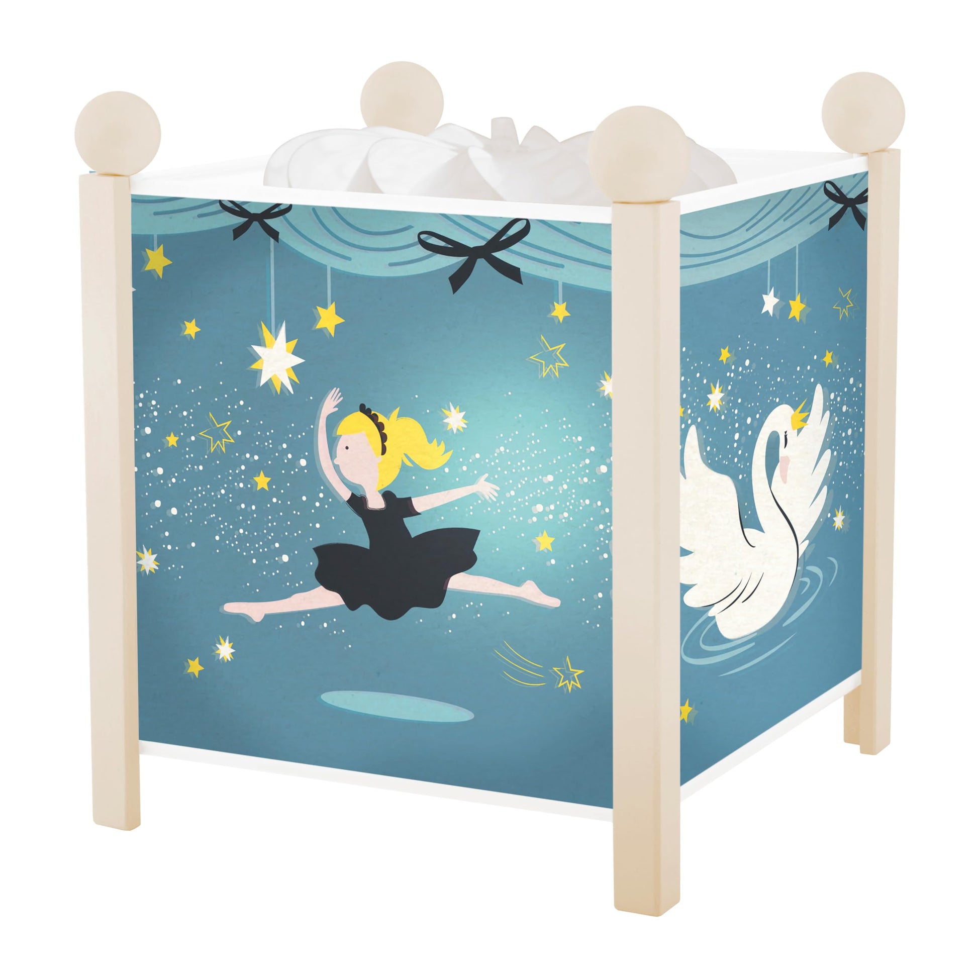 TROUSSELIER La Lanterne Balerinanight light with cosmos themeage 0 +dominant colour bluedimensions 16 x 16 x