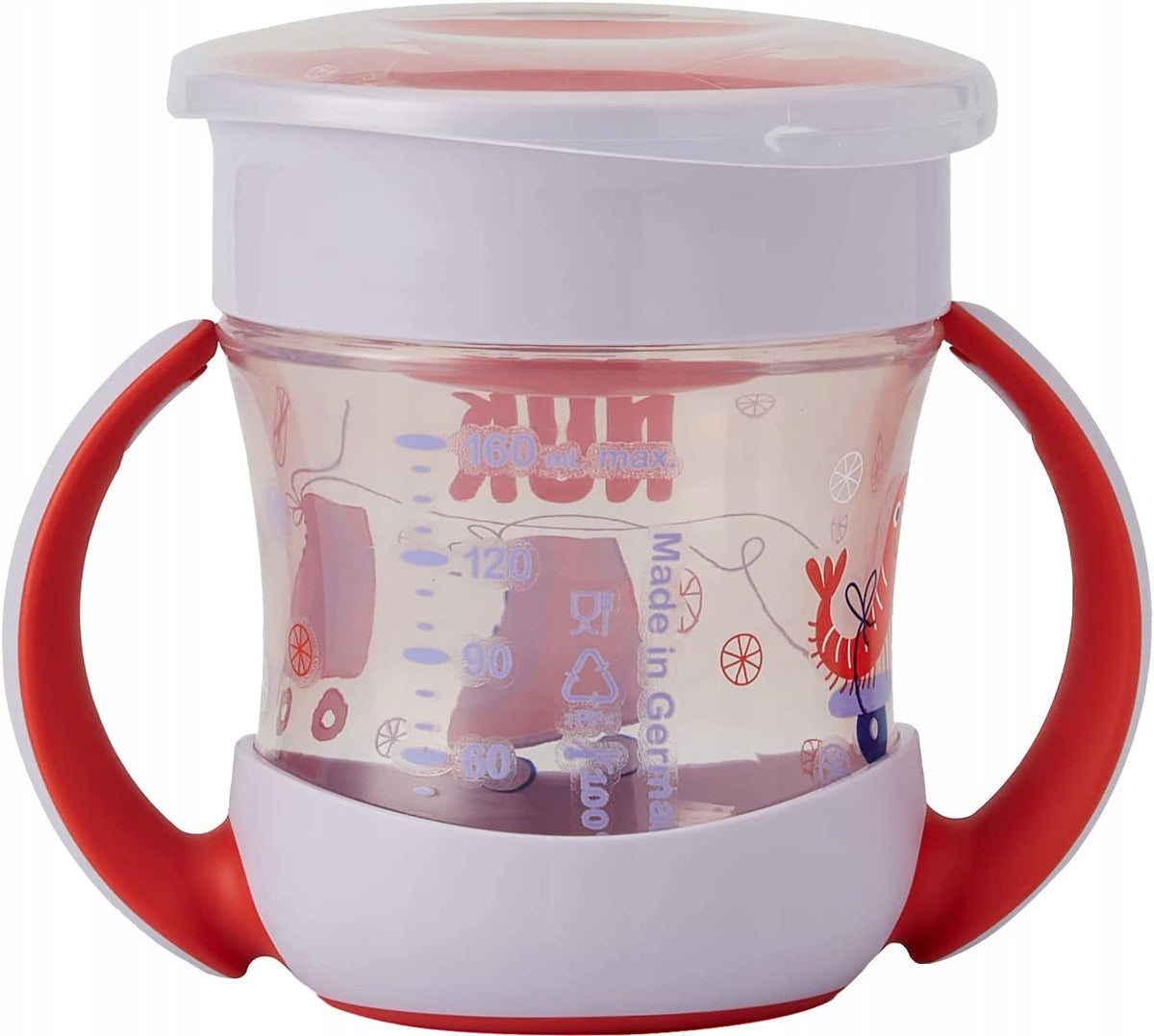 NUK Mini Magic Cup, auslaufsicherer Trinklernbecher, 160 ml, 6 m+