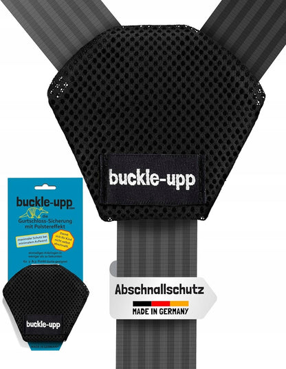 BUCKLE-UPP biztonsági eszköz autósüléshez, amely megakadályozza az övek kikapcsolását